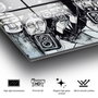 Wallity UV-480 45 x 65 Cuadro de Vidrio Templado Banksy